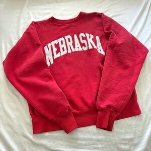 Nebraska Red Crewneck Sweatshirt - Men